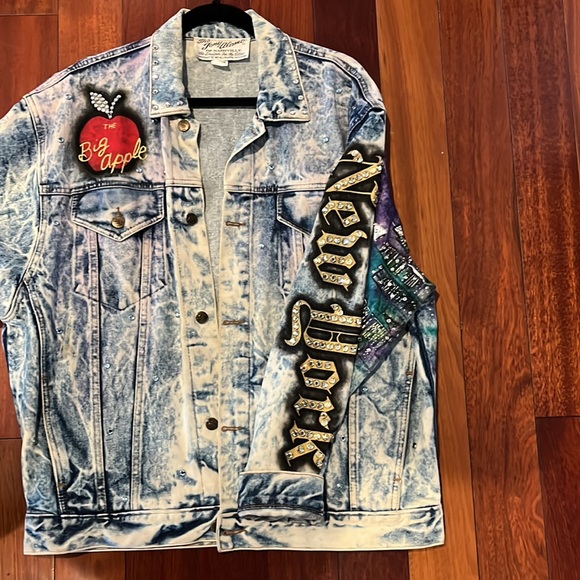 RARE!! Tony Alamo NYC hand painted jean jacket - Picture 6 of 12